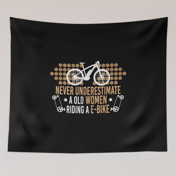Item preview, Copy of e bike electric bike pedelec woman funny saying designed and sold by lsvds.