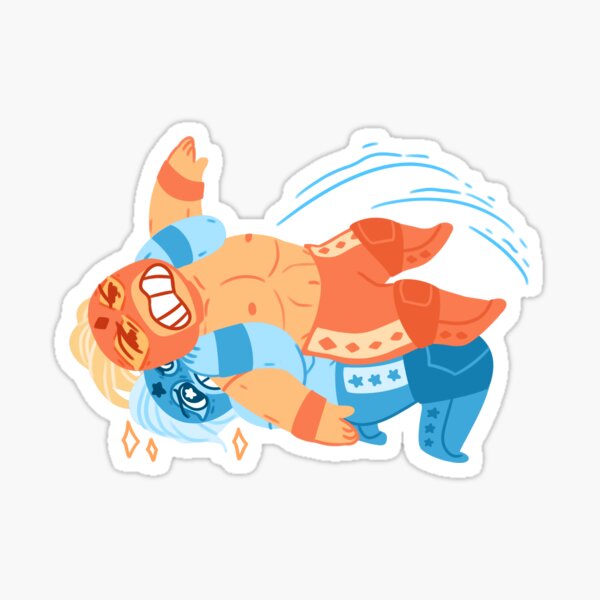 Wrestling Moves: Snap Dragon Suplex Sticker