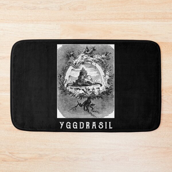 Item preview, Yggdrasil Ash Tree Edda Valhalla Norse Cosmology Vintage designed and sold by h44k0n.