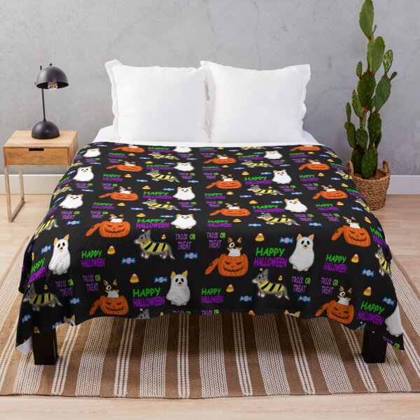 Item preview, Happy Halloween Corgis designed and sold by PuffballCreates.