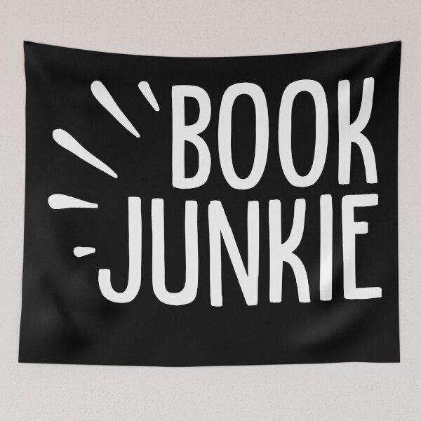 Item preview, Book Junkie bookish gift designed and sold by NerdySherds.