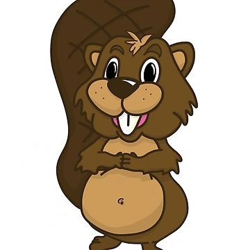 Artwork thumbnail, Cartoon Beaver by Mat Dixon