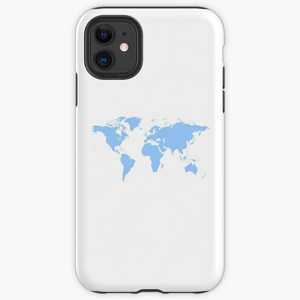 World Map. I love Travel iPhone Case