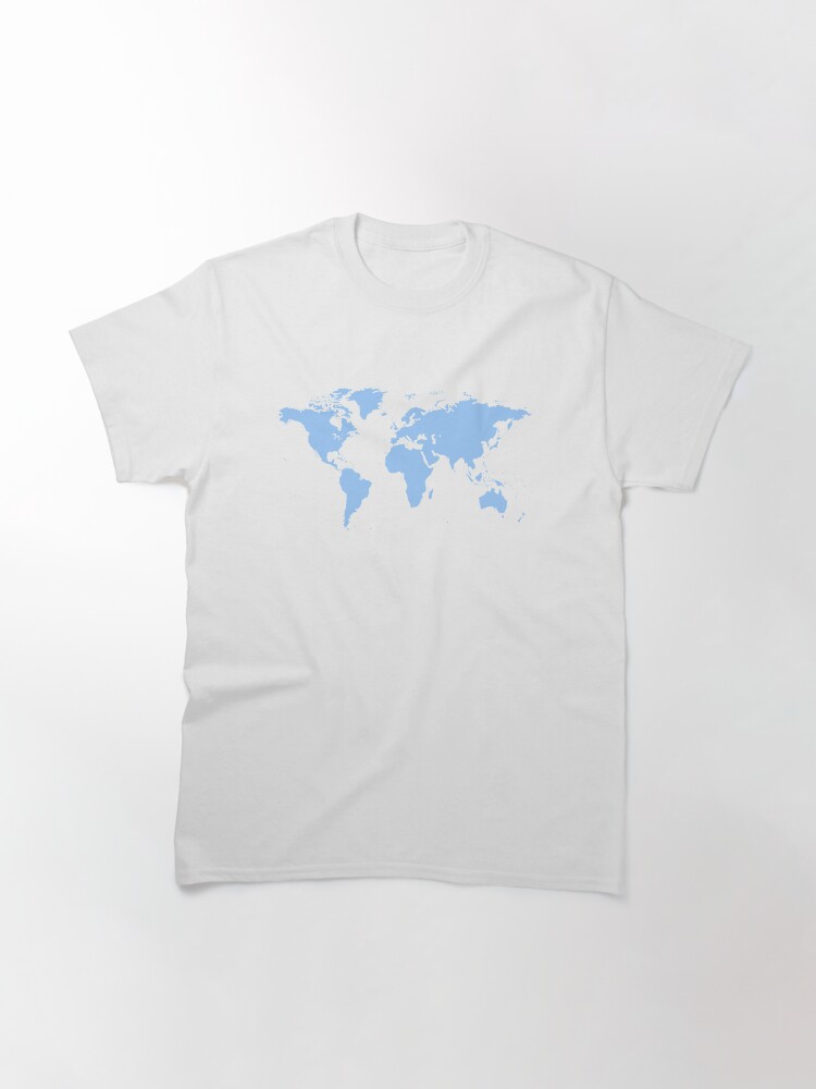 Alternate view of World Map. I love Travel Classic T-Shirt