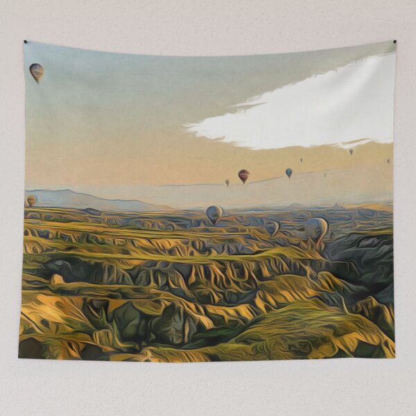 Item preview, Air Balloon Flight By Sunset designed and sold by Cheeoh.