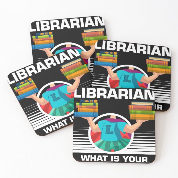 Item preview, Superpower Librarian Gift design for Library Readers graphic designed and sold by Lisbob.