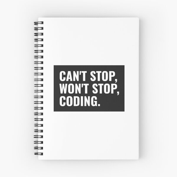 Aperçu de l'œuvre Je ne peux pas m'arrêter, je ne vais pas acheter, coder. créée et vendue par DevelopShop.