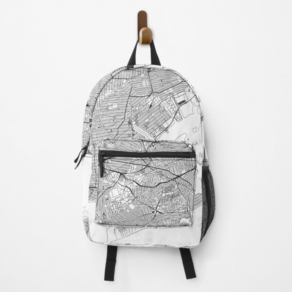 Item preview, Mapa de Queens White designed and sold by multiplicitymap.