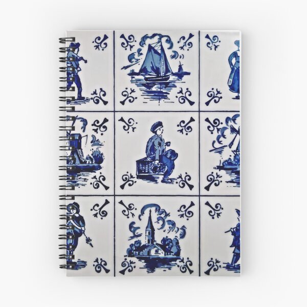 Item preview, Vintage Delft Tile in Blue and White. designed and sold by StickerArtwork.