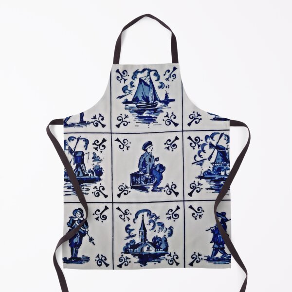 Item preview, Vintage Delft Tile in Blue and White. designed and sold by StickerArtwork.