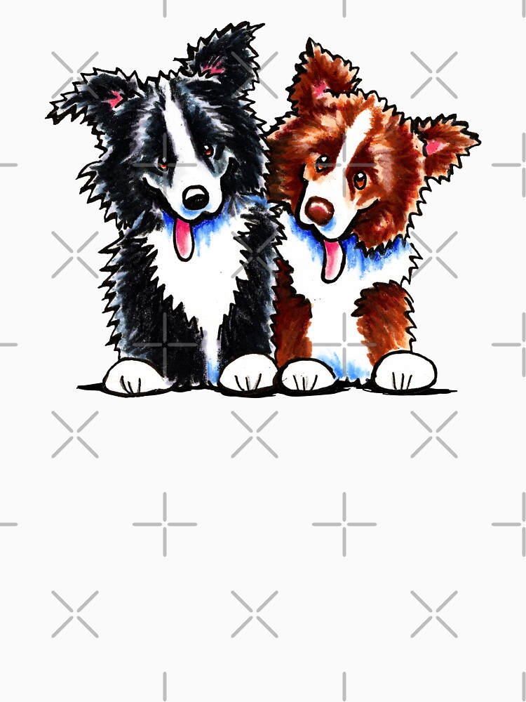 Little League Border Collies by offleashart