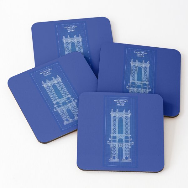 Item preview, Manhattan Bridge Tower - Blueprint designed and sold by BGALAXY.