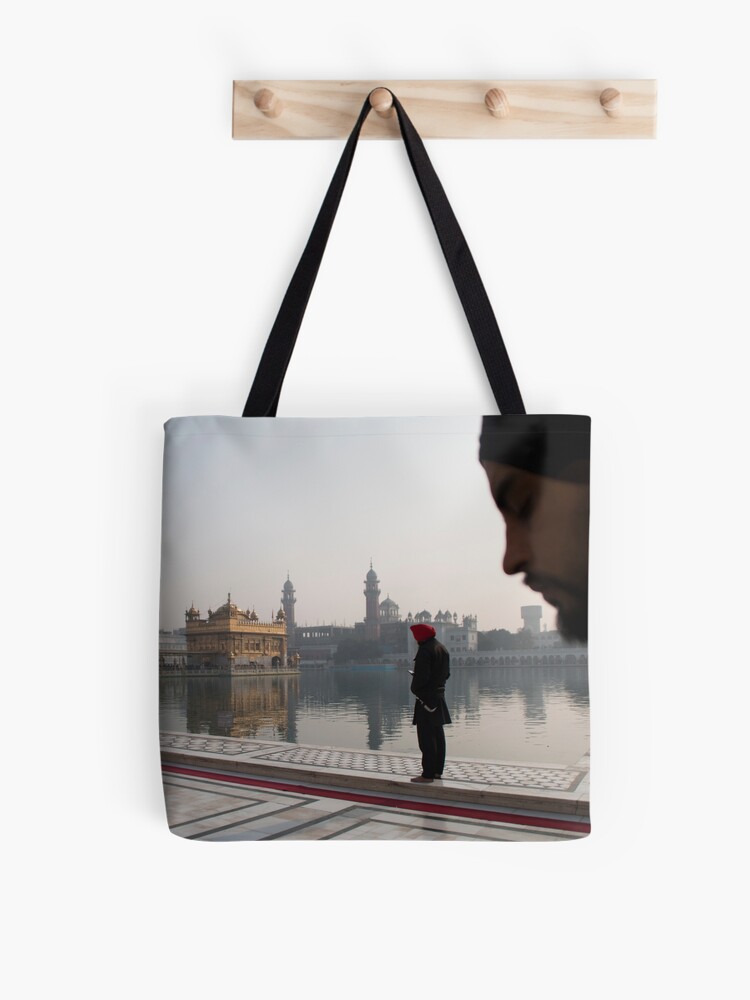 Thumbnail 1 of 2, Tote Bag, Amritsar - Harmandir Sahib designed and sold by missatgerebut.