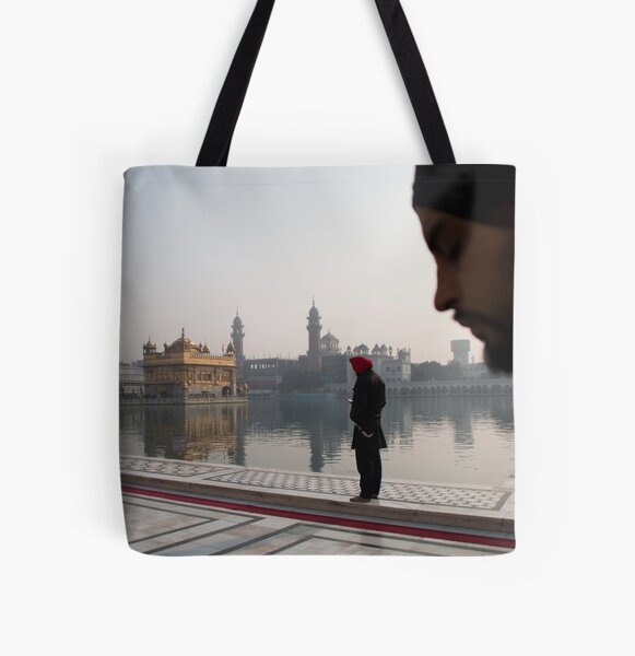 Amritsar - Harmandir Sahib All Over Print Tote Bag