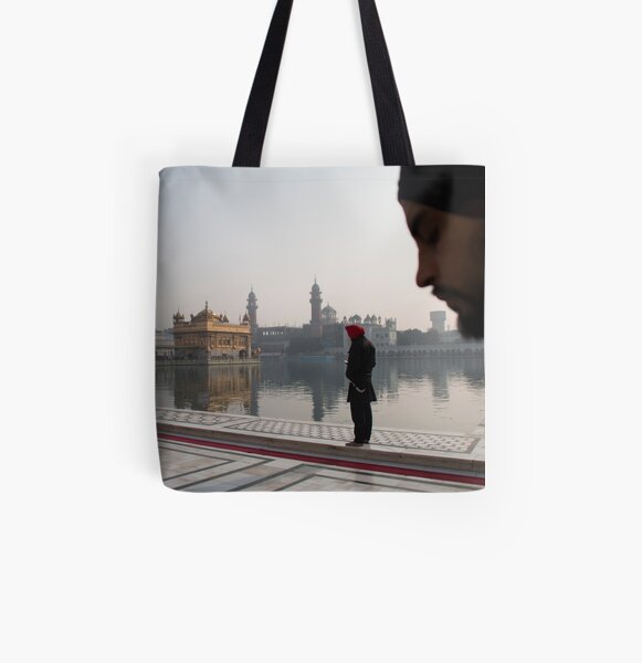 Amritsar - Harmandir Sahib All Over Print Tote Bag
