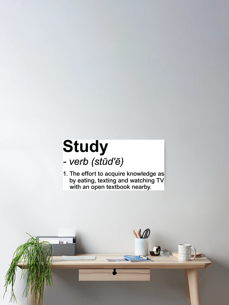 Thumbnail 2 of 3, Poster, Study Definition designed and sold by OffensiveFun.