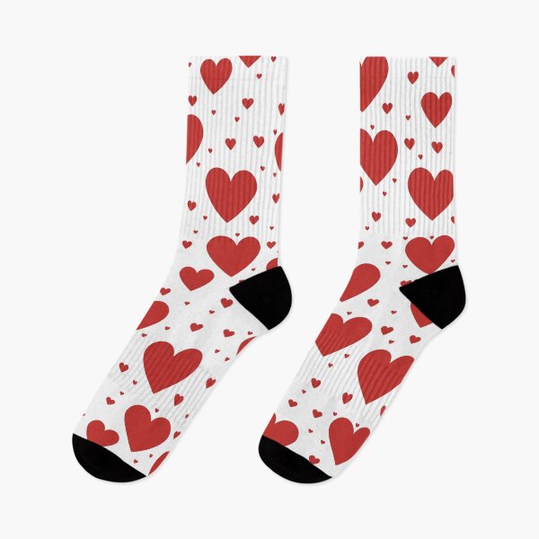 Item preview, Little Red Hearts Pattern designed and sold by lolora.