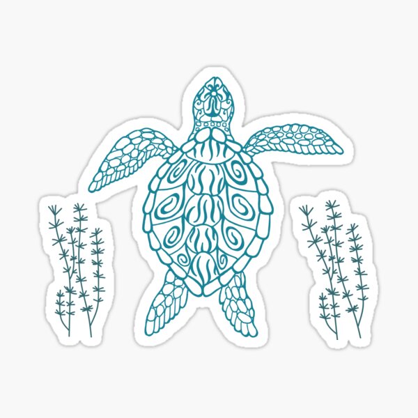 Item preview, sea turtle pattern designed and sold by Zaibo.