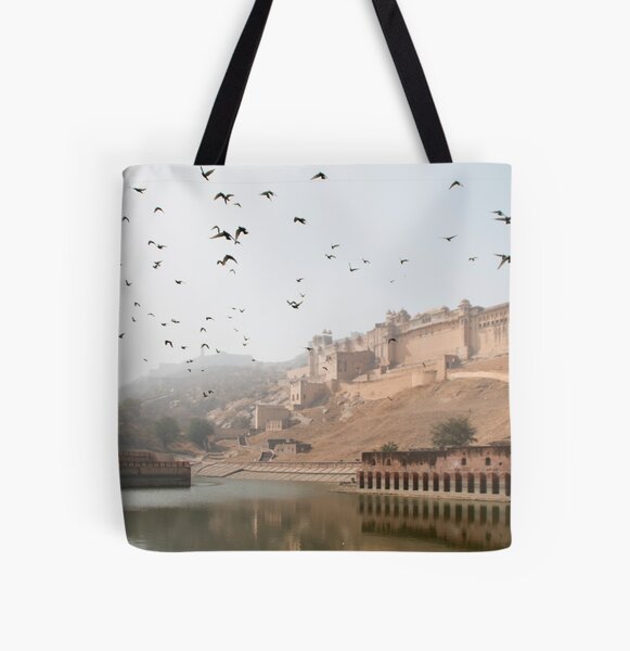 Jaipur Amber Fort All Over Print Tote Bag