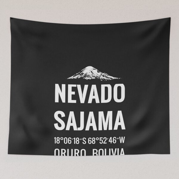 Item preview, Nevado Sajama Mountain Peak Volcano Oruro Bolivia designed and sold by h44k0n.