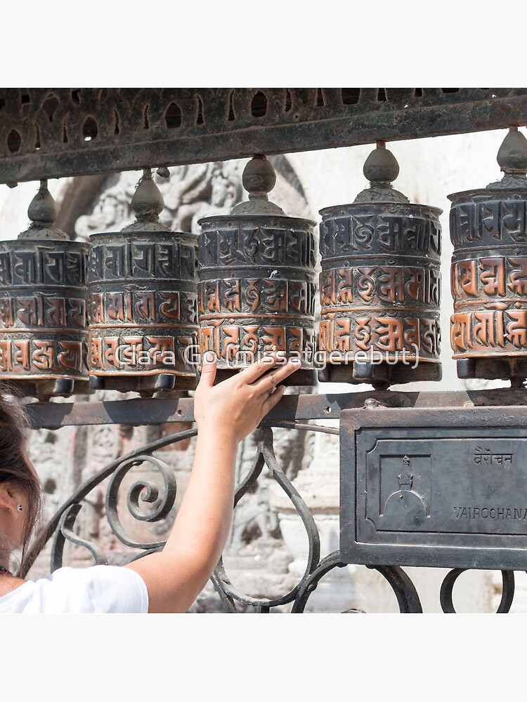 Thumbnail 2 of 2, Tote Bag, Prayer wheel designed and sold by Clara Go (missatgerebut).