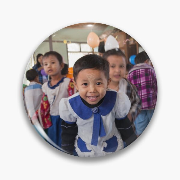 Item preview, Preschoolers playing with Balloons in Myanmar designed and sold by Clara Go (missatgerebut).