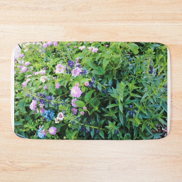 Item preview, Fenced-In Urban Flowers on Walk in Park III designed and sold by Silver Sky by Janet.