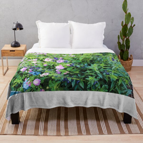 Item preview, Fenced-In Urban Flowers on Walk in Park III designed and sold by Silver Sky by Janet.