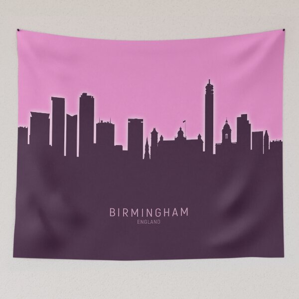 Item preview, Birmingham England Skyline designed and sold by ArtPrints.