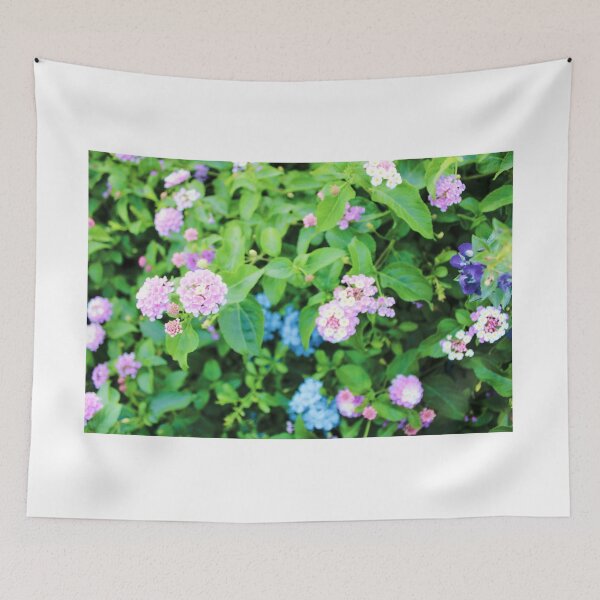 Item preview, Fenced-In Urban Flowers on Walk in Park IV designed and sold by Silver Sky by Janet.