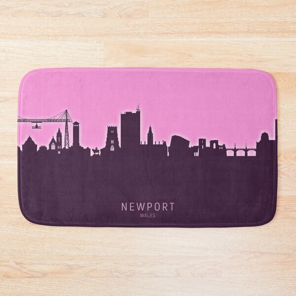 Item preview, Newport Wales Skyline designed and sold by ArtPrints.