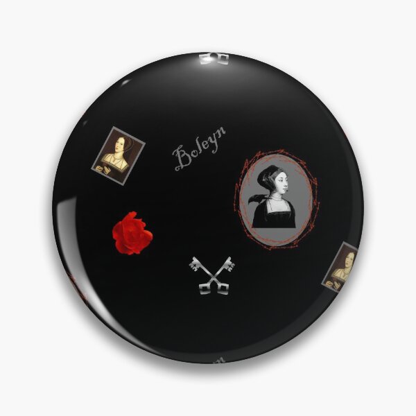 Item preview, Anne Boleyn print black and red designed and sold by chihuahuashower.