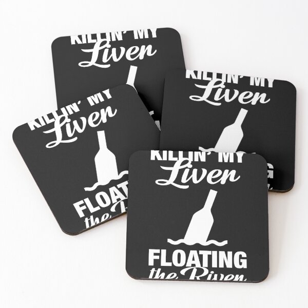 Item preview, Killing My Liver Just Floating The River Rafting design graphic designed and sold by Lisbob.
