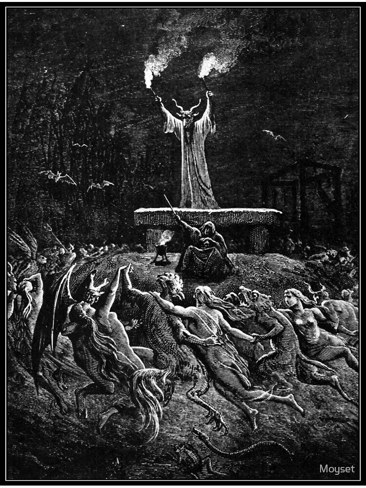 "Witches Dancing at a Sabbath Gustave Doré (1886