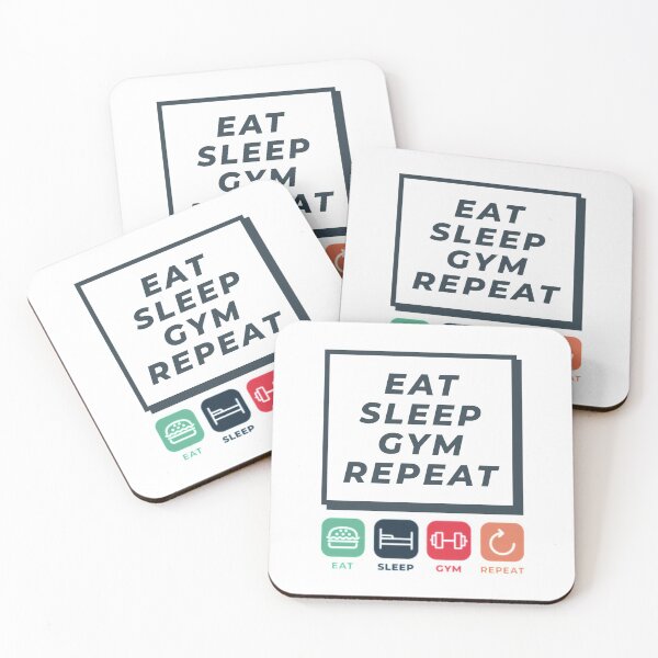 Item preview, Eat Sleep Gym Repeat designed and sold by TYTN.
