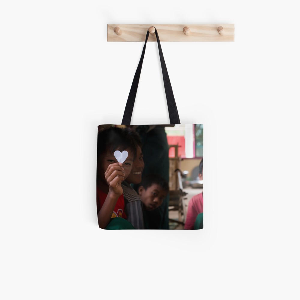 Lovely Boy in Myanmar Tote Bag