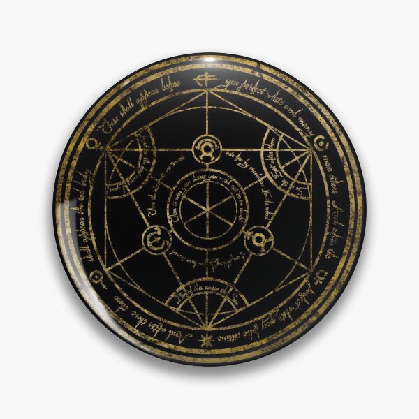 Item preview, Human Transmutation Circle - gold grunge designed and sold by maryedenoa.