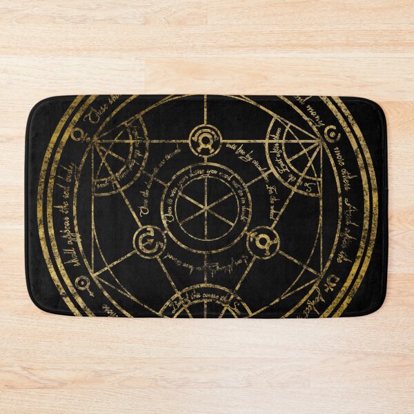 Item preview, Human Transmutation Circle - gold grunge designed and sold by maryedenoa.