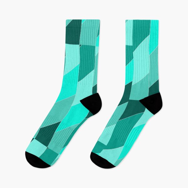 Item preview, Shades Of Teal : Geometric Pattern designed and sold by Rimsha M.