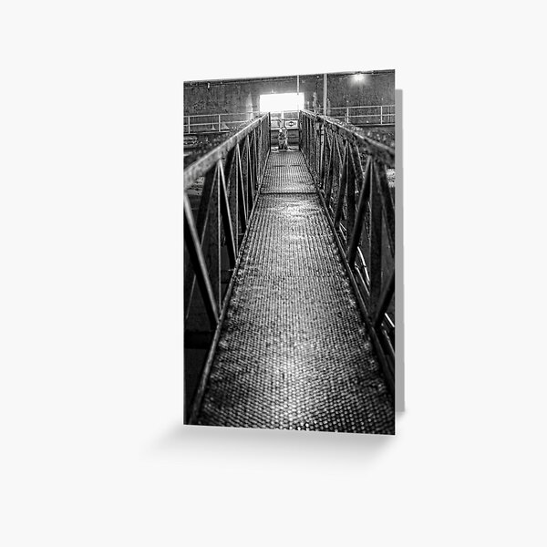 Industrial Bridge Greeting Card
