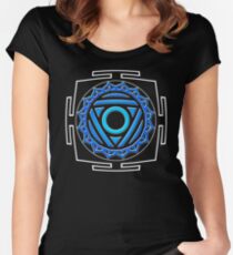 CHAKRA_6th_MANTRA_2014 Women's Fitted Scoop T-Shirt