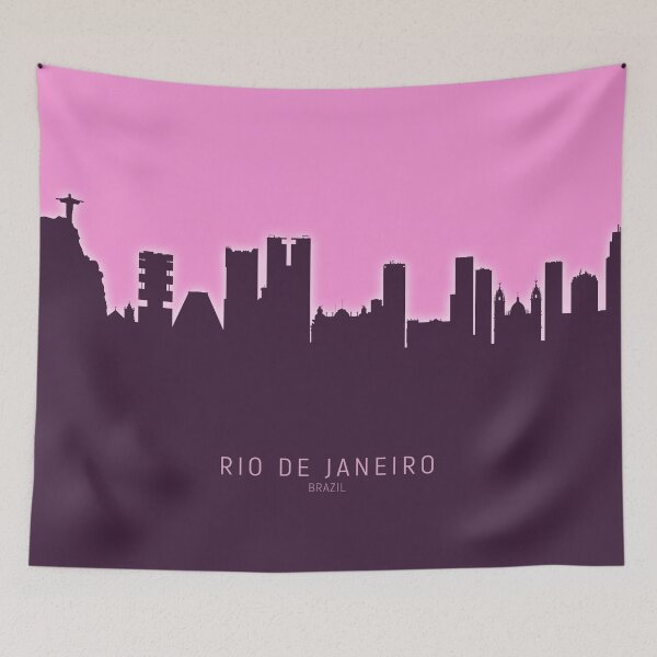 Item preview, Rio de Janeiro Brazil Skyline designed and sold by ArtPrints.