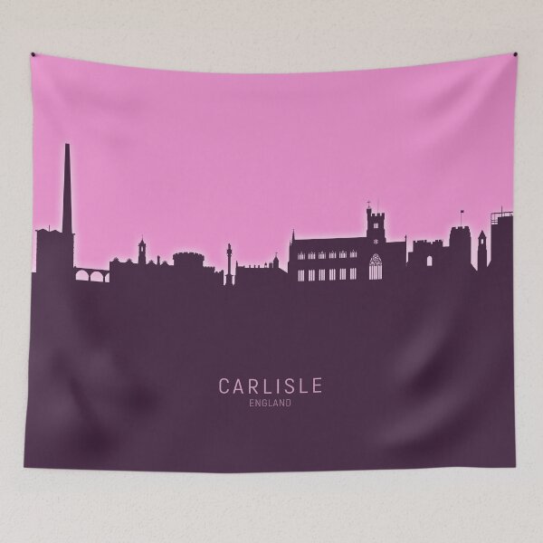 Artikelvorschau, Skyline von Carlisle, England entworfen und verkauft von ArtPrints.
