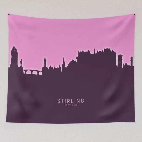 Item preview, Stirling Scotland Skyline designed and sold by ArtPrints.