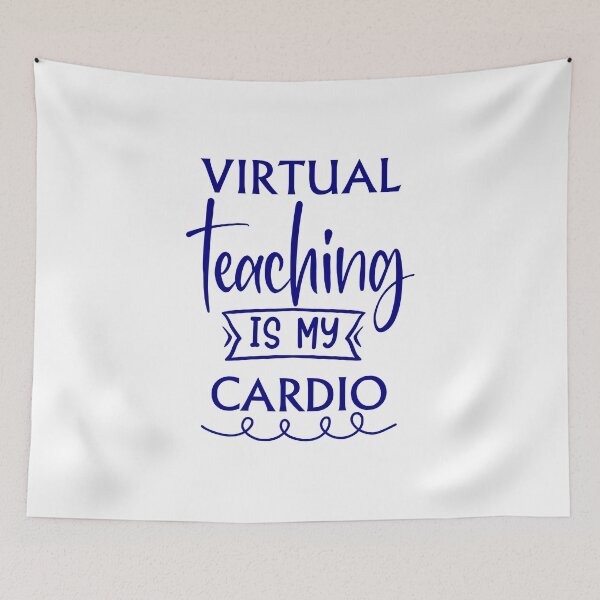 Item preview, teaching is my cardio Virtual teacher designed and sold by ToniaKroeger.