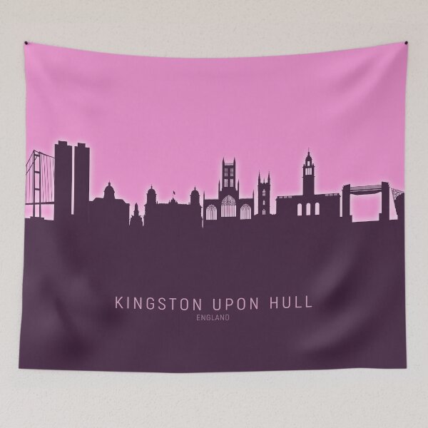 Item preview, Kingston upon Hull England Skyline designed and sold by ArtPrints.