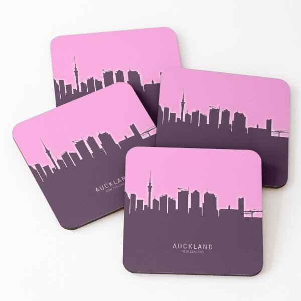 Item preview, Auckland New Zealand Skyline designed and sold by ArtPrints.