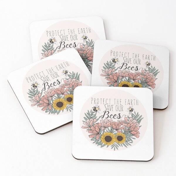 Item preview, Protect The Earth & Save our bees designed and sold by Dollfacedesign.