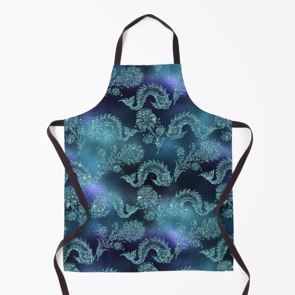 Item preview, Teal Purple Ocean Mermaid Fish Marbled Print designed and sold by WOW TeesAndThings.