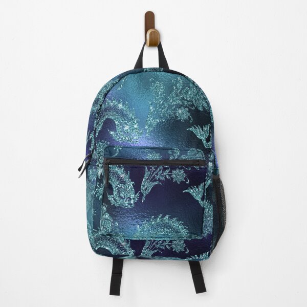 Item preview, Teal Purple Ocean Mermaid Fish Marbled Print designed and sold by WOW TeesAndThings.